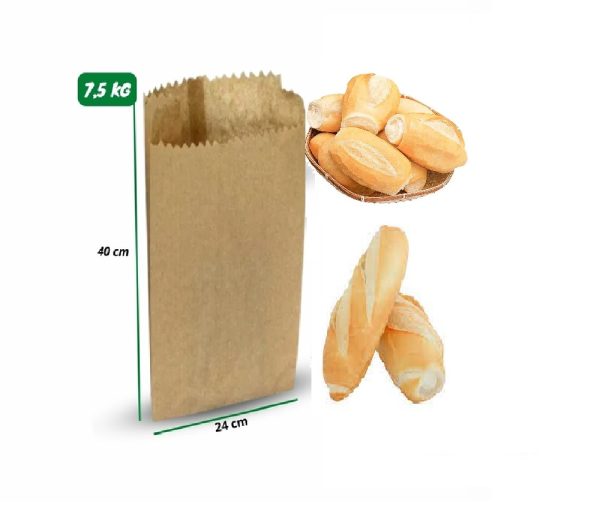 Saco de Papel Kraft Mix  7,5kg C/500 Rio Branco.