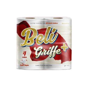 Papel Higiênico Beli Griffe F. Dupla 30m C/ 4RL
