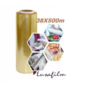 Filme de PVC 38 X 500m 9 MICRAS Lusafilm.