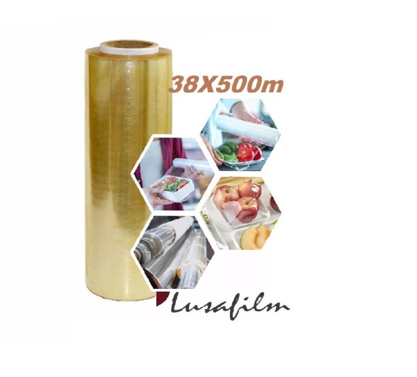 Filme de PVC 38 X 500m 9 MICRAS Lusafilm.