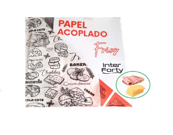 Papel Acoplado para Frios Interforty 30X38 C/1kg