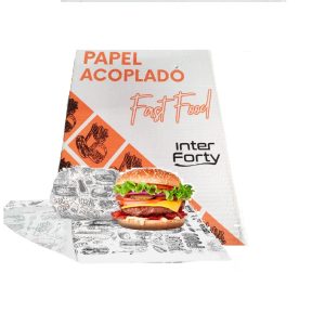 Papel Acoplado para Lanches Interforty 30X38 C/1kg