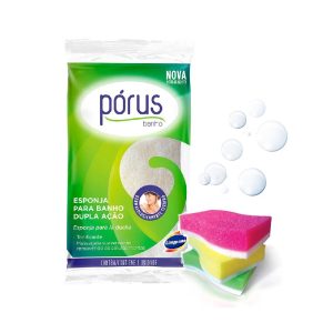 Esponja de Banho Dupla Face Porus Limppano