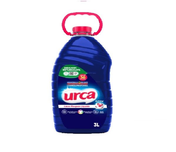 Lava Roupas Liquido Urca Maxx AzulL 3L.