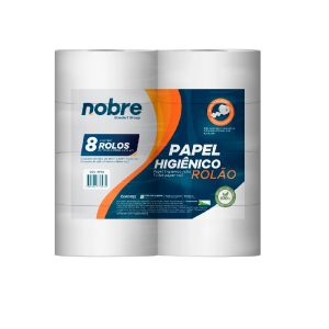 Papel Higienico Rolão Nobre 10X300m 100% CEL. C/8RL( 59876 )