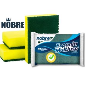 Esponja Dupla Face 100 X 71 X 20mm Bulk Nobre. (39836)